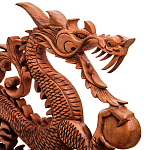 Панно из дерева дракон Panel With Animals варинант исполнения - 2 | Loft Concept в Краснодаре