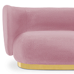 Диван с обивкой из искусственного меха Ambrose Soft Sofa варинант исполнения - 4 | Loft Concept в Краснодаре