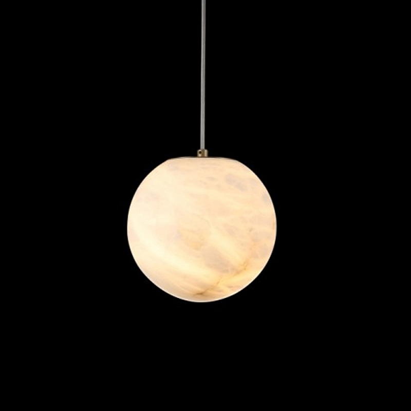 Люстра подвесная с сферическими плафономи из натурального камня Glowing Spheres Латунь Белый Люстра подвесная с сферическими плафономи из натурального камня Glowing Spheres Латунь Белый в Краснодаре | Loft Concept