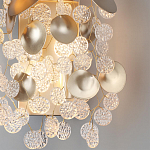 Бра с декоративными подвесками из прозрачного стекла в форме монеток FAIRYTREE Light варинант исполнения - 4 | Loft Concept в Краснодаре