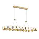 Люстра овальная с круглыми светодиодными источниками света Maxine Light варинант исполнения - 1 | Loft Concept в Краснодаре