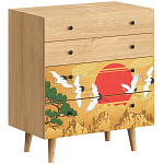 Комод с принтом на ящиках Elise Chest of Drawers варинант исполнения - 16 | Loft Concept в Краснодаре