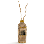 Ваза декоративная из натурального плетеного бамбука Bamboo Decor 42 варинант исполнения - 1 | Loft Concept в Краснодаре