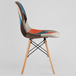 Стул с обивкой в технике пэчворк DSW варинант исполнения - 3 | Loft Concept в Краснодаре