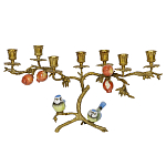 Бронзовый подсвечник на 7 свечей Eden Garden варинант исполнения - 1 | Loft Concept в Краснодаре