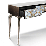 Консоль с 3-мя выдвижными ящиками и фасадом с эффектом трещины Visionnaire варинант исполнения - 1 | Loft Concept в Краснодаре