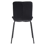 Стул черный с обивкой из велюра Black Archie Chair варинант исполнения - 4 | Loft Concept в Краснодаре