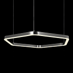 Люстра подвесная светодиодная в форме шестиугольника Диаметр 100 см Hexagon Horizontal варинант исполнения - 4 | Loft Concept в Краснодаре