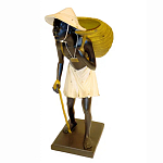 Фигурка африканского рабочего Plantation варинант исполнения - 1 | Loft Concept в Краснодаре