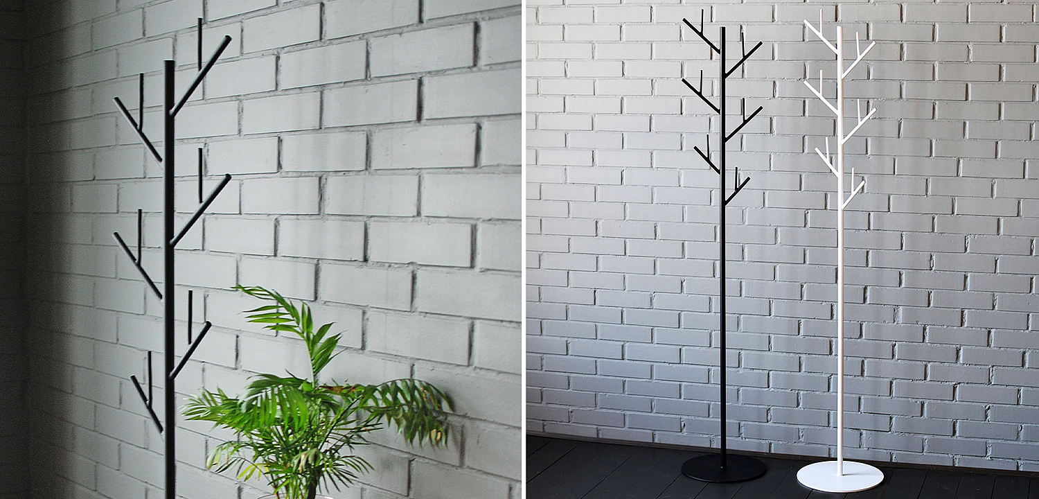 Вешалка Metal Branches Floor Hanger Black Вешалка Metal Branches Floor Hanger Black - Loft-Concept в Краснодаре