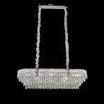 Люстра овальная с каскадом из прозрачного хрусталя Constant Sparks варинант исполнения - 3 | Loft Concept в Краснодаре
