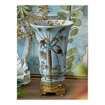 Ваза из фарфора с бронзовыми элементами Tropical Garden варинант исполнения - 6 | Loft Concept в Краснодаре