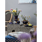 Менажница темно-синяя фарфоровая с бронзовой фигуркой ангела Eden Garden варинант исполнения - 6 | Loft Concept в Краснодаре