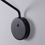 Бра с длинным чёрным металлическим каркасом Bendik Lighting варинант исполнения - 6 | Loft Concept в Краснодаре