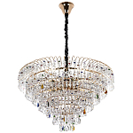 Люстра с прозрачными и цветными подвесками из хрусталя Colorful Crystals Chandelier 18 варинант исполнения - 2 | Loft Concept в Краснодаре