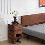 Тумбочка прикроватная с ящиком и дверцей Робот Robot Desk варинант исполнения - 8 | Loft Concept в Краснодаре