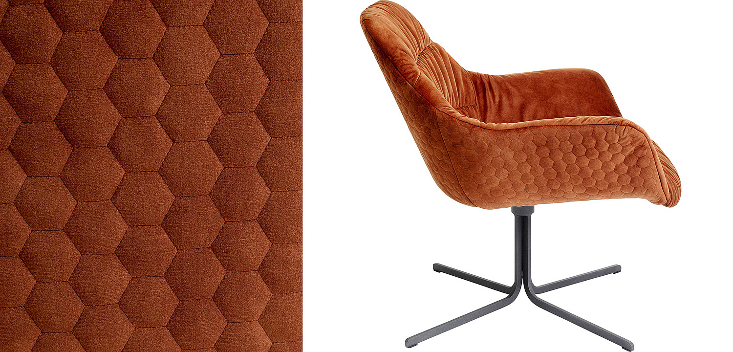 Кресло вращающееся Cinnamon Honeycomb - Loft-Concept в Краснодаре