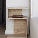 Дизайнерский журнальный стол фигурный с полками Gulip варинант исполнения - 1 | Loft Concept в Краснодаре