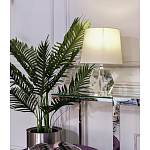 Настольная лампа с кремовым абажуром на граненном основании Crystal Facets варинант исполнения - 1 | Loft Concept в Краснодаре