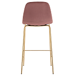 Барный стул на золотистых ножках VENDRAMIN Pink варинант исполнения - 5 | Loft Concept в Краснодаре