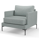 Мебельная ткань Шенилл голубой цвет 138 см T4-20 варинант исполнения - 8 | Loft Concept в Краснодаре