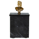 Мраморная шкатулка с бюстом из металла KELLY WEARSTLER варинант исполнения - 4 | Loft Concept в Краснодаре