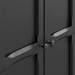 Шкаф черный Silva Black Cabinet варинант исполнения - 5 | Loft Concept в Краснодаре