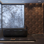 Гипсовая 3D панель с принтографией PM-22 варинант исполнения - 1 | Loft Concept в Краснодаре