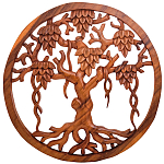 Панно из дерева Wood Panel With Trees варинант исполнения - 1 | Loft Concept в Краснодаре