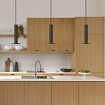 Подвесной светильник светодиодный черный Light Durability варинант исполнения - 1 | Loft Concept в Краснодаре