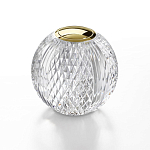 Настольная лампа с прозрачным шарообразным плафоном на цилиндрической подставке Crystal Globule варинант исполнения - 2 | Loft Concept в Краснодаре