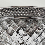 Потолочный светильник с чашеобразным плафоном из толстого волнообразного стекла и широким узорчатым основанием Hinkley варинант исполнения - 8 | Loft Concept в Краснодаре