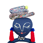 Кукла из одежды и павлопосадских платков Rusalka Blue Jeans варинант исполнения - 2 | Loft Concept в Краснодаре