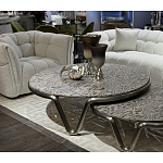 Стол журнальный круглый с узором Table Hypontic Pattern варинант исполнения - 6 | Loft Concept в Краснодаре