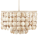 Люстра с каскадом из круглых декоративных элементов Texture Discs варинант исполнения - 3 | Loft Concept в Краснодаре