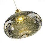 Подвесной светильник с прозрачным стеклянным плафоном округлой формы Effervia  варинант исполнения - 14 | Loft Concept в Краснодаре