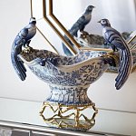 Фарфоровая чаша с птицами Blue and White варинант исполнения - 4 | Loft Concept в Краснодаре