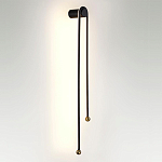 Бра черного цвета с изогнутым плафоном Luke Lampco Tracer Lamp варинант исполнения - 4 | Loft Concept в Краснодаре