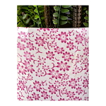 Кашпо из белого фарфора с розовым цветочным орнаментом Eden Garden варинант исполнения - 4 | Loft Concept в Краснодаре