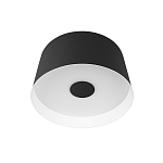 Потолочный светильник с цилиндрическим черным металлическим абажуром 20 Urban Dome варинант исполнения - 1 | Loft Concept в Краснодаре