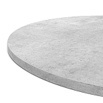 Стол обеденный с круглой светло-серой столешницей Harris Collection варинант исполнения - 5 | Loft Concept в Краснодаре