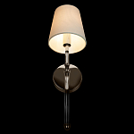 Бра с белым тканевым плафоном в форме конуса и металлическим основанием Nicoleta варинант исполнения - 5 | Loft Concept в Краснодаре