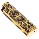 Зажигалка газовая с гравировкой Герба РФ в деревянной коробке Metal Lighters варинант исполнения - 1 | Loft Concept в Краснодаре
