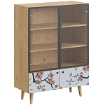 Витрина с изображением на дверцах Elise Cupboard варинант исполнения - 6 | Loft Concept в Краснодаре