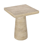Столик приставной с квадратной столешницей Textured Cream Table варинант исполнения - 2 | Loft Concept в Краснодаре