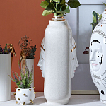 Ваза с золотисто-белыми фрагментами Faces of Imagination варинант исполнения - 9 | Loft Concept в Краснодаре