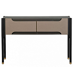 Консоль тёмно-коричневого цвета с 2-мя ящиками Gladstone варинант исполнения - 2 | Loft Concept в Краснодаре