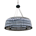 Подвесная люстра круглая Double Glass Sphere варинант исполнения - 1 | Loft Concept в Краснодаре