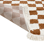 Ковер с шахматным принтом Chess Layout с эффектом шерсти варинант исполнения - 5 | Loft Concept в Краснодаре