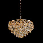 Люстра каскадная с подвесками в форме колец Galaxy of Light варинант исполнения - 4 | Loft Concept в Краснодаре